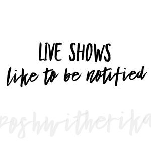 🤍IM LIVE!🤍LIVE SHOWS - Like to be notified